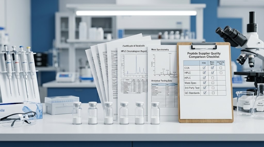 Best Research Peptide Companies Compared: Third-Party Testing, COAs & Quality Standards Explained